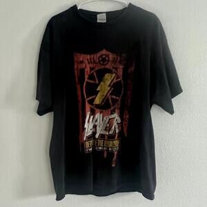 Vintage Y2K Slayer Band T Shirt Black Size XL